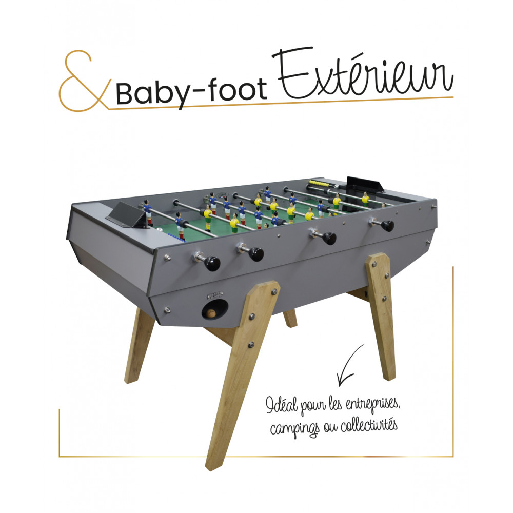 Baby-foot Extérieur Gris PETIOT