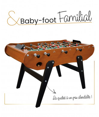 Baby-foot Familial Spalté Chêne PETIOT