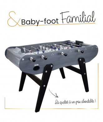 Baby-foot Familial Spalté Gris PETIOT